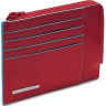 Чехол для карт PIQUADRO Blue Square PU1243B2R/R (красный)